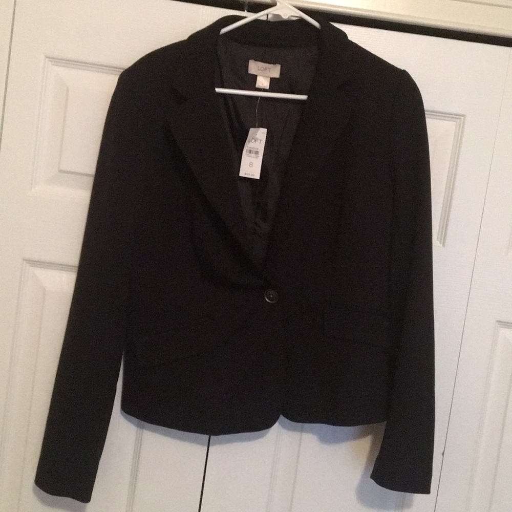 Ann Taylor Loft black blazer jacket